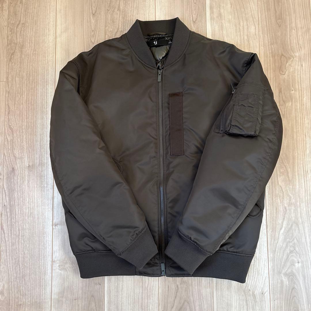あ*つ様 ユニクロ+J プラスJハイブリッドダウンMA-1ブルゾン L 2021