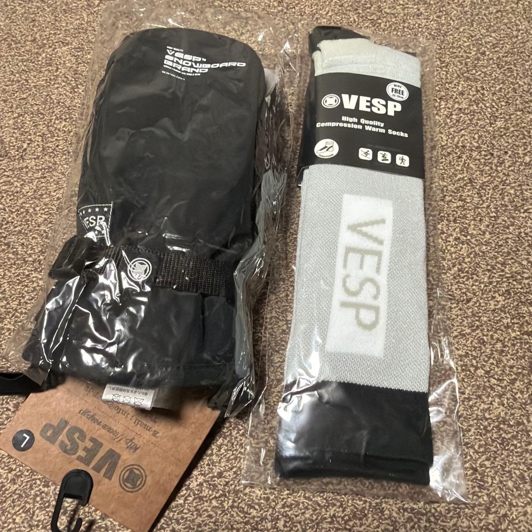 VESP グローブ L 靴下 ソックス 25-28 インナー L 新品未使用