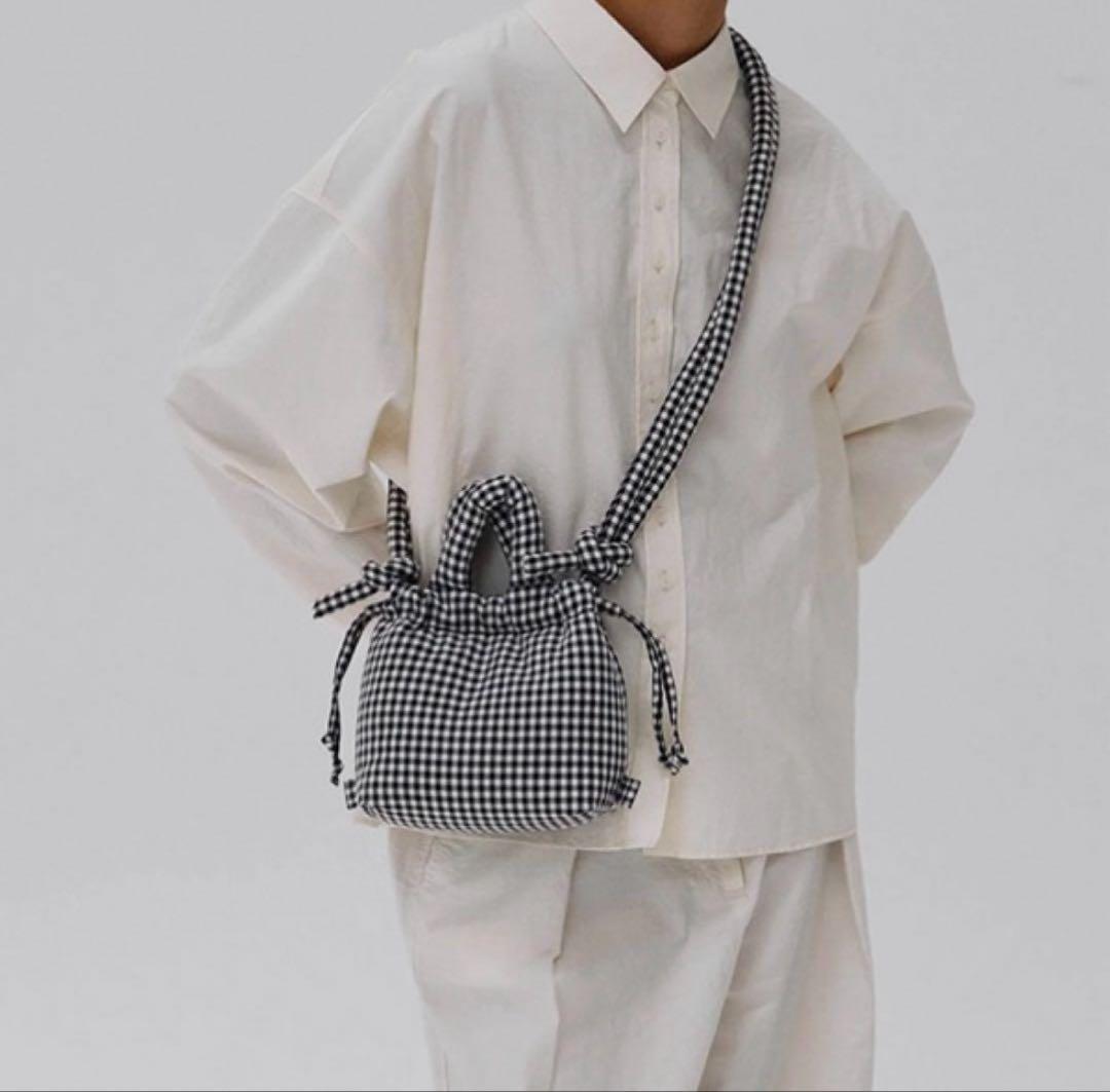 【OLEND】MICRO ONA SOFT BAG ショルダー ギンガムチェック