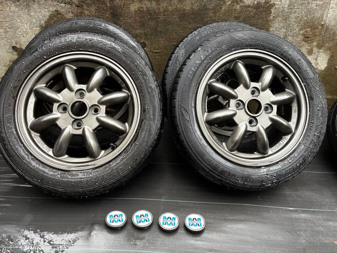 ミニライト 純正 ホイール 再塗装 ブロンズ カスタム ダイハツ スズキ