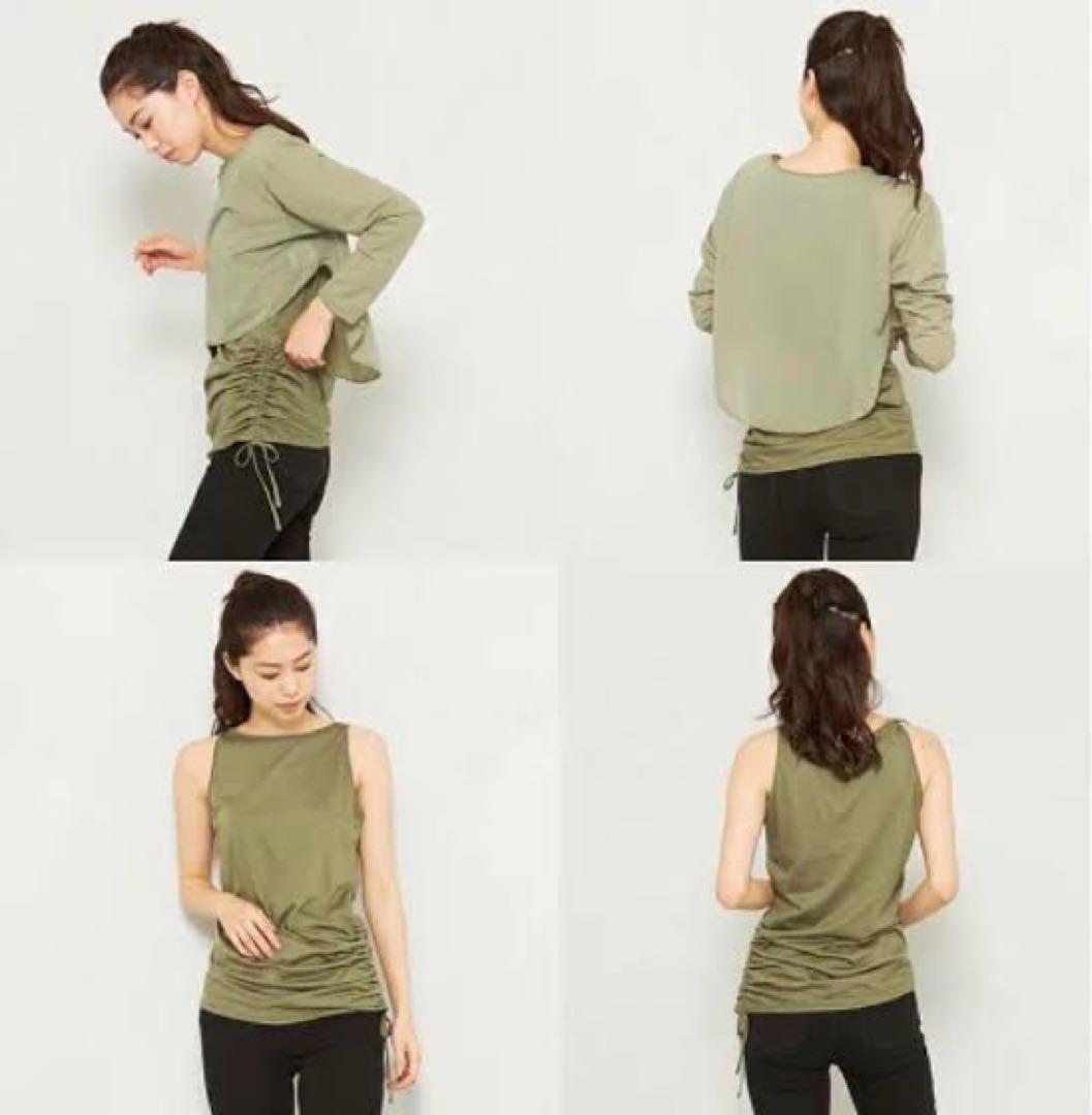 チャコット ヨガ　レイヤード　Tシャツ　chacott