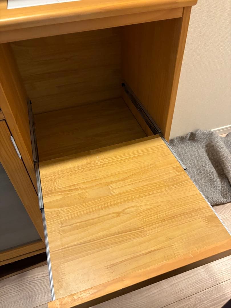 ※10/19まで、お値引き相談可※モモナチュラル 木製食器棚