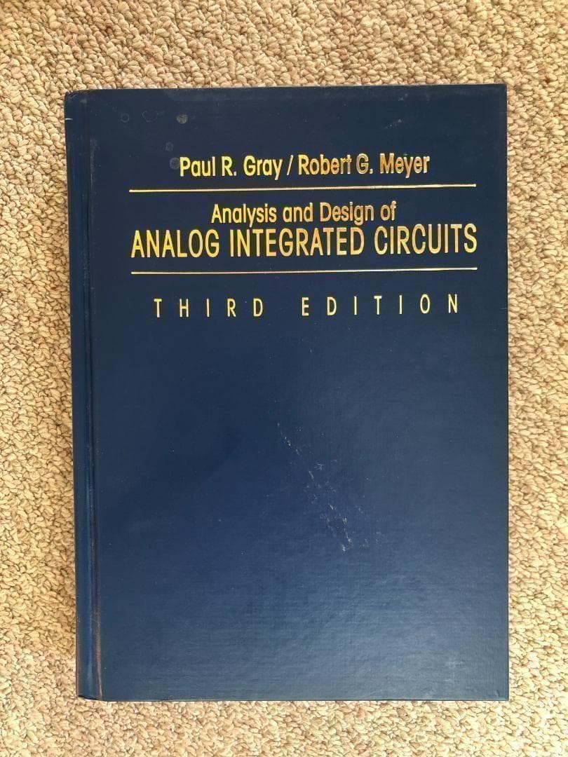洋書 Analysis and Design of Analog Int. Circ.