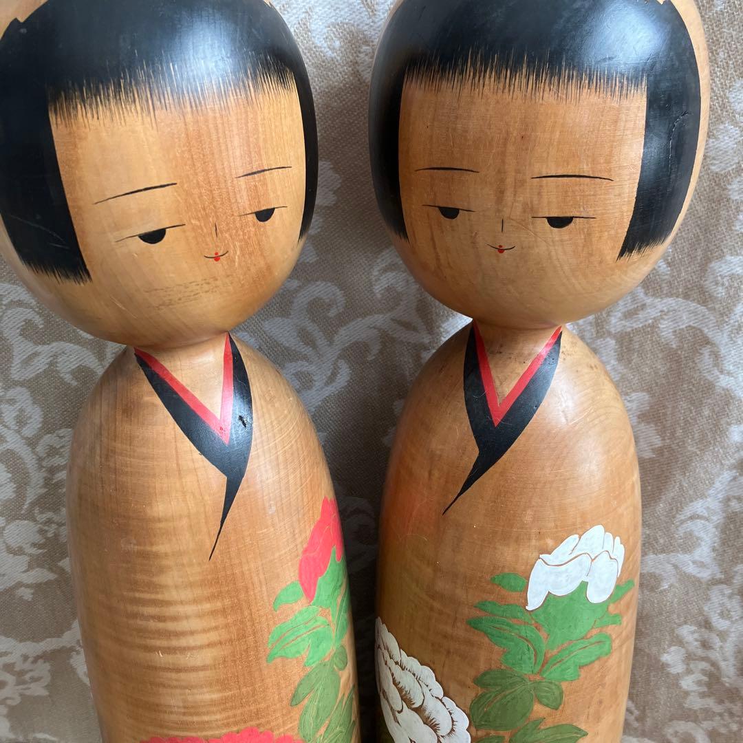 伝統こけし 小野寺幸楽 作 2体セット