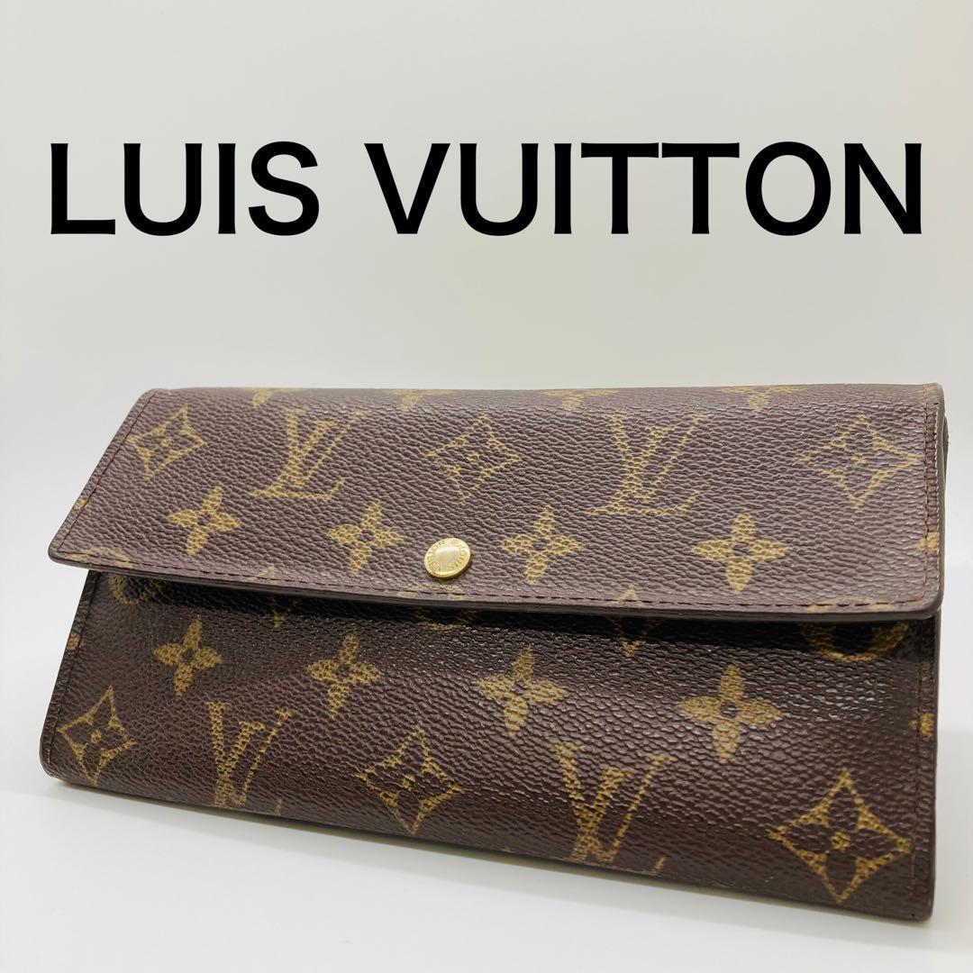 ルイヴィトン LOUIS VUITTON モノグラム 長財布 サラ A874