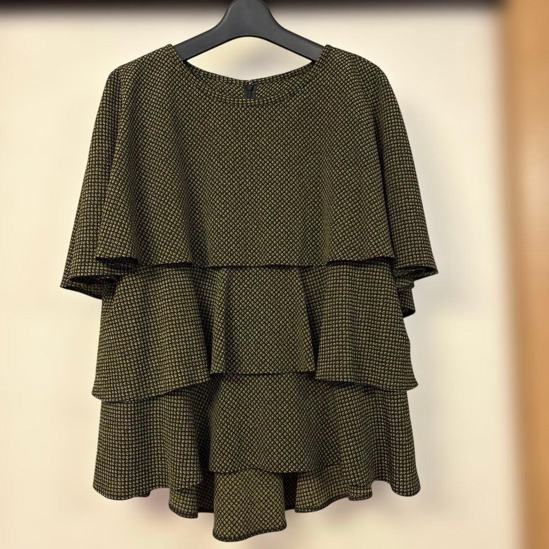 詩仙堂/チュニック/ゴールドタグ/先染め/ちりめん