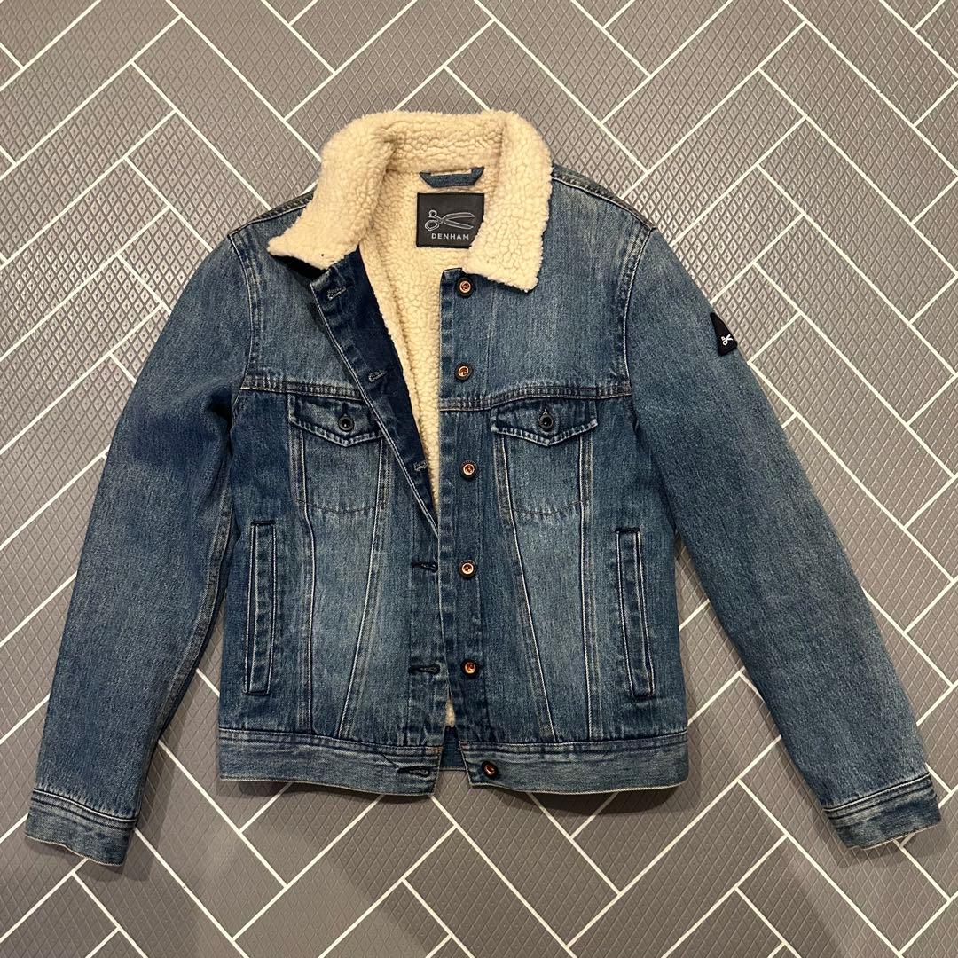 デンハム　ボアデニムジャケット