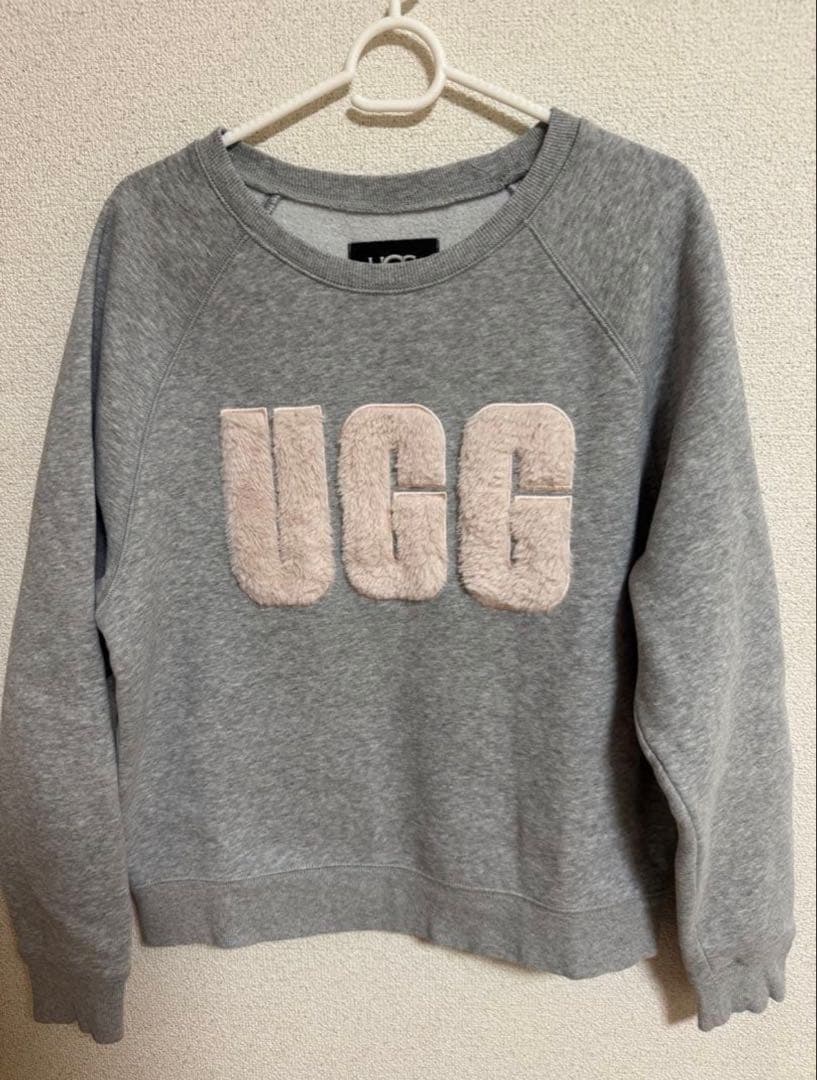 UGG スウェット グレー ピンク S【本日まで】