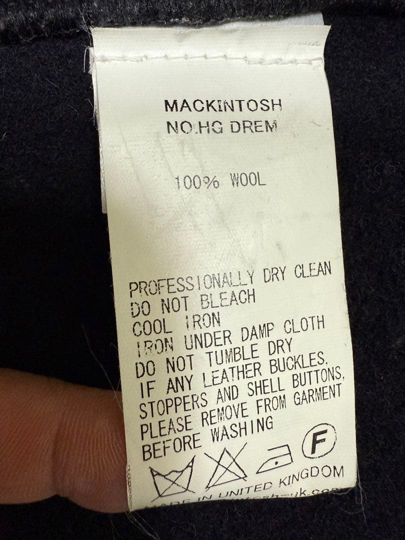 MACKINTOSH マッキントッシュ　ケープ　ポンチョ　コート　ネイビー