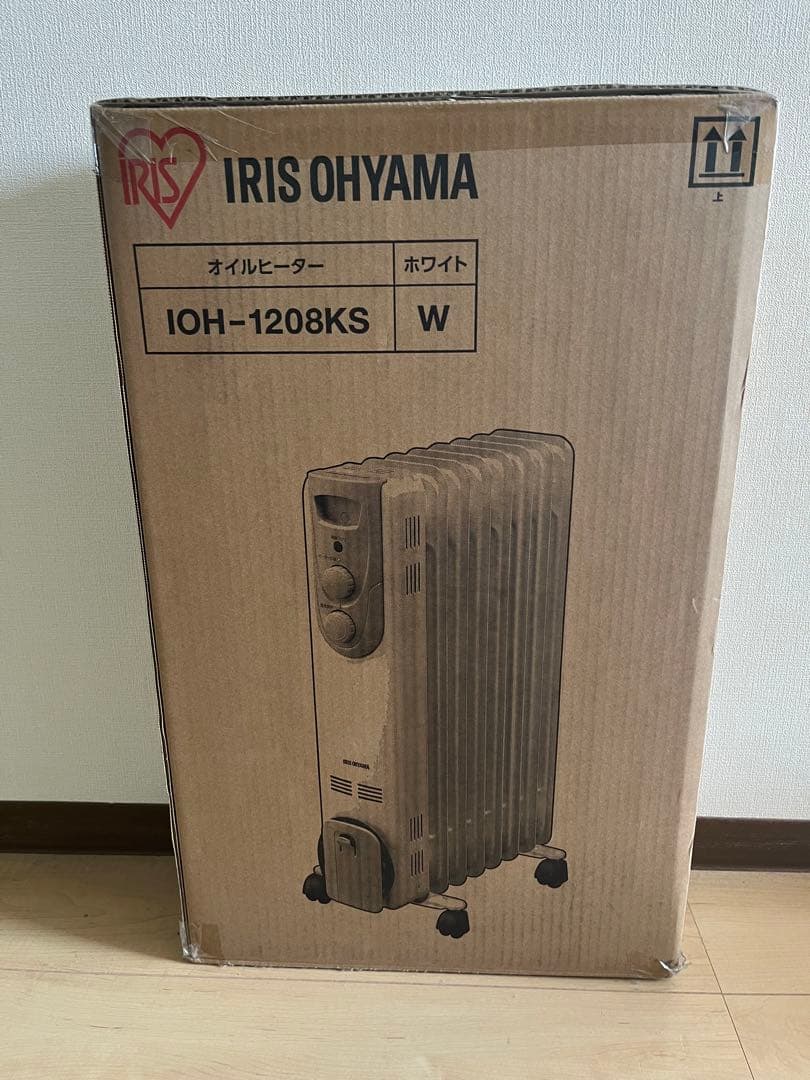 【アイリスオーヤマ】オイルヒーター IOH-1208KS/W