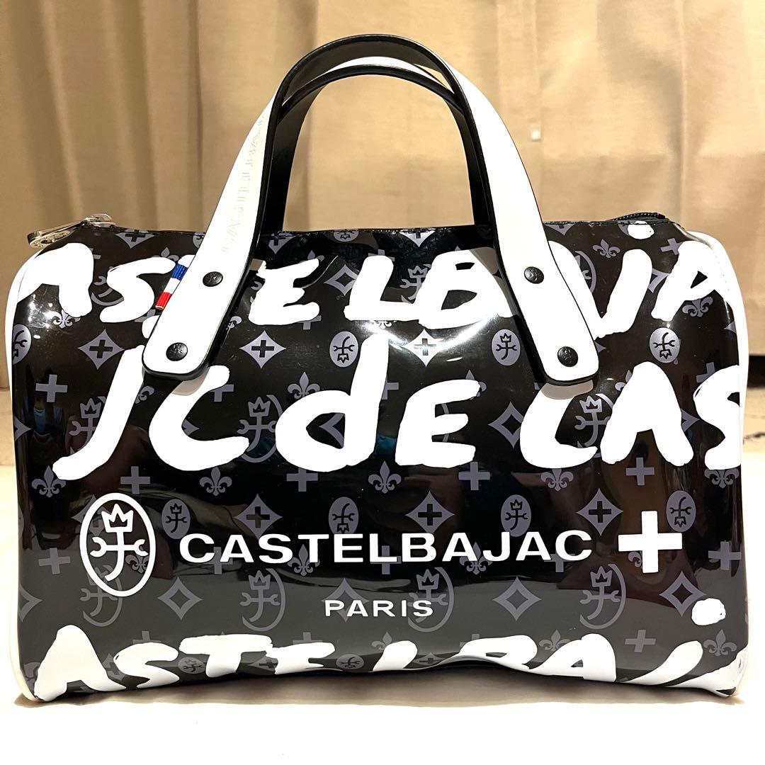 【美品】カステルバジャック　トートバッグ　ハンドバッグ　ゴルフバッグ　エナメル