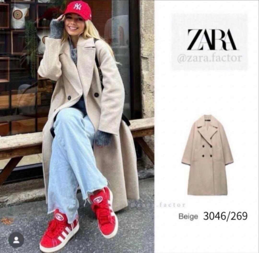 ⭐️ZARA ⭐️オーバーサイズソフトコート XS