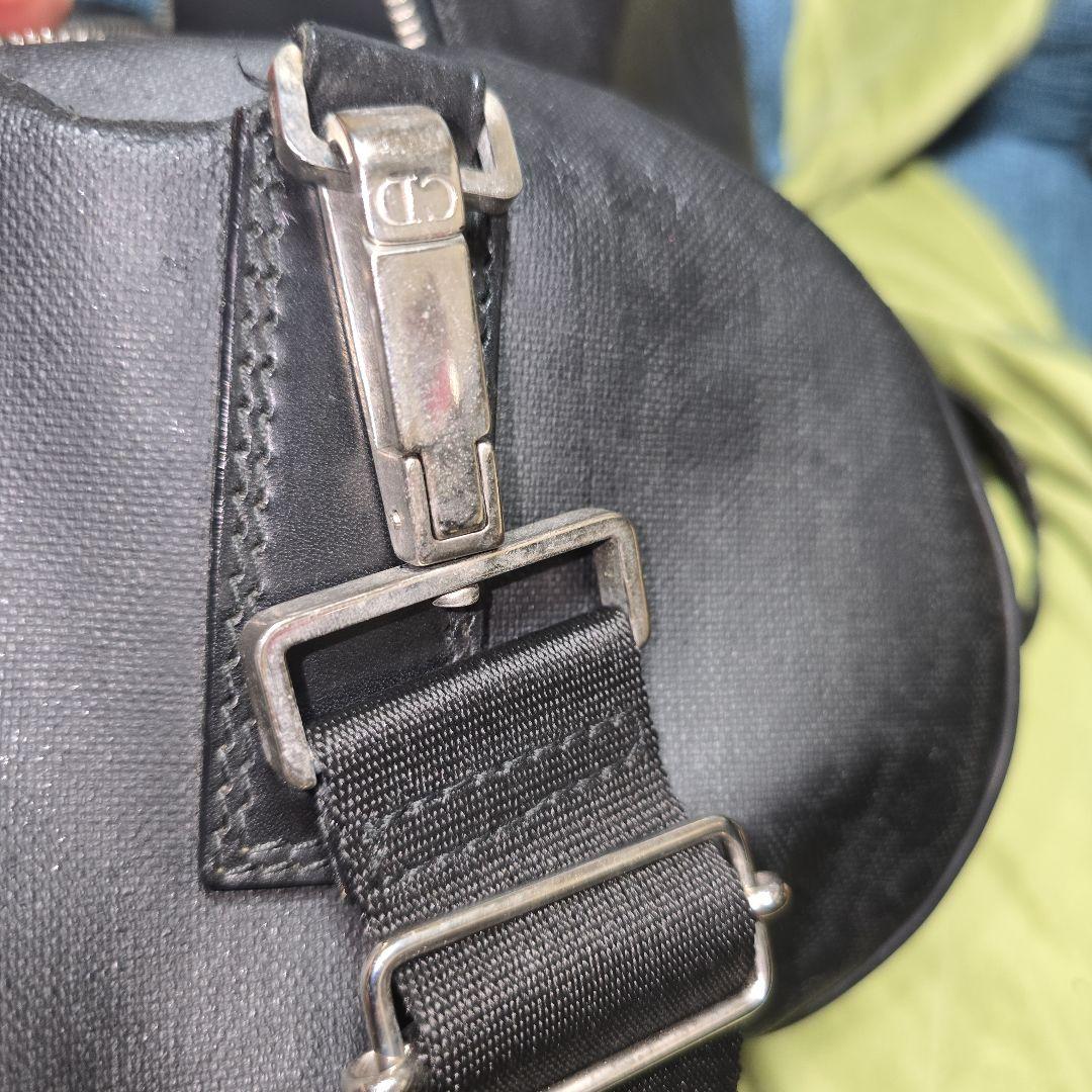 ディオールオム レザー ドラムバッグ