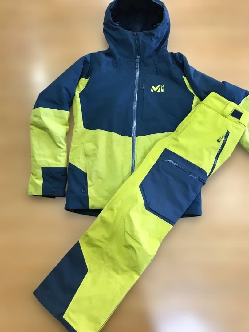 ミレー　ゴアテックス中綿入りジャケット＆パンツ+３レイヤスペアパンツセット