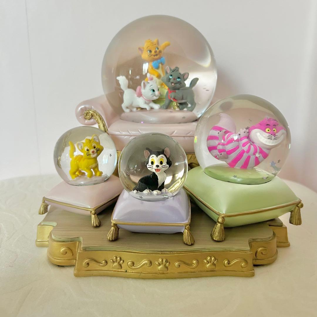 ディズニー　スノードーム　おしゃれキャットマリーちゃん