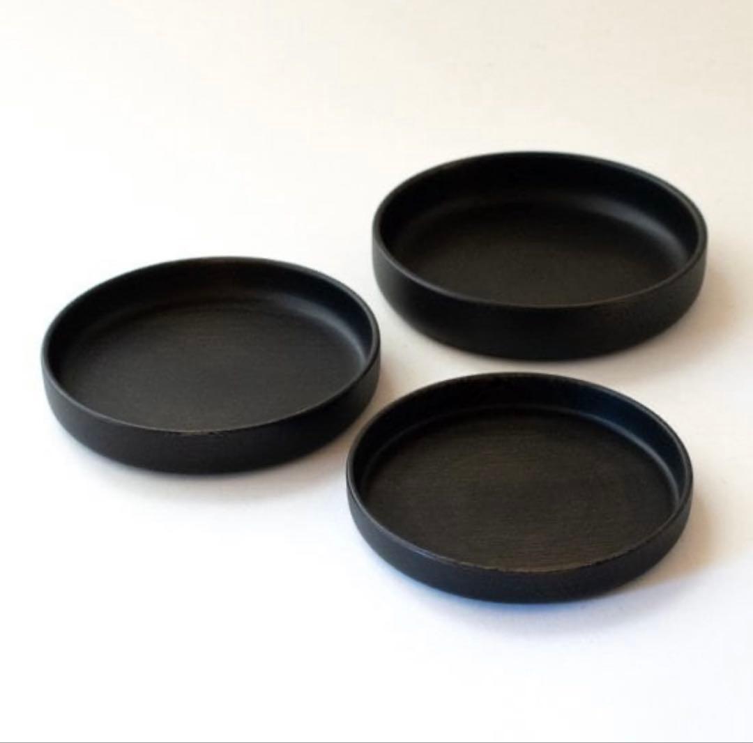 山のうつわDISH ブラック
