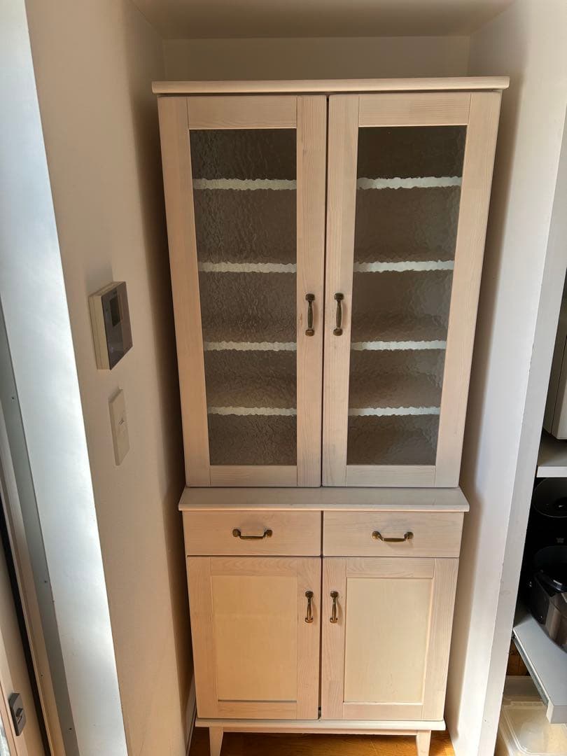 食器棚　マナベインテリアハーツ 【食器類は付属しません】