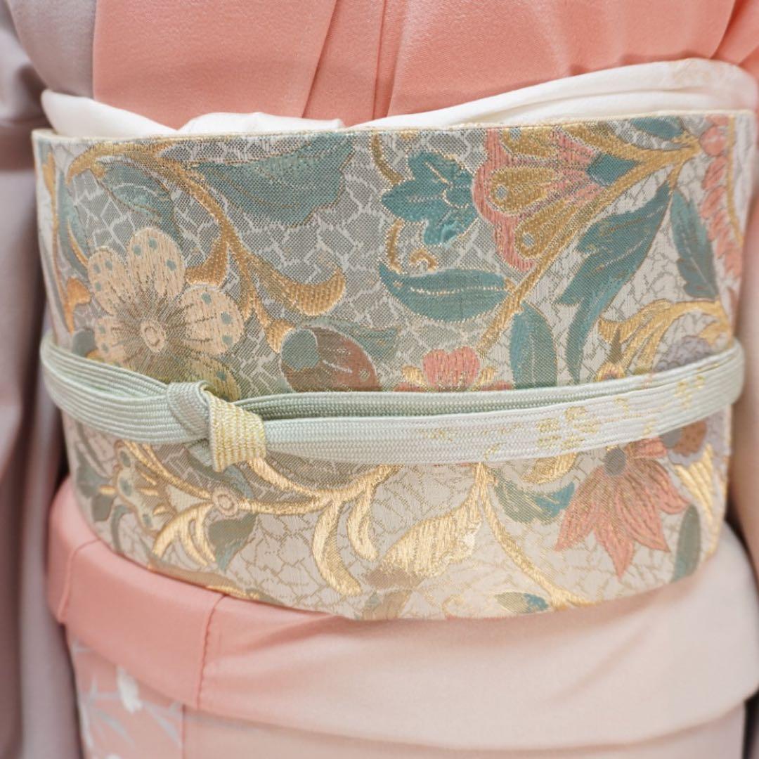 訪問着フルセット　296▪︎ 正絹　卒業式　入学式　お宮参り　七五三　披露宴