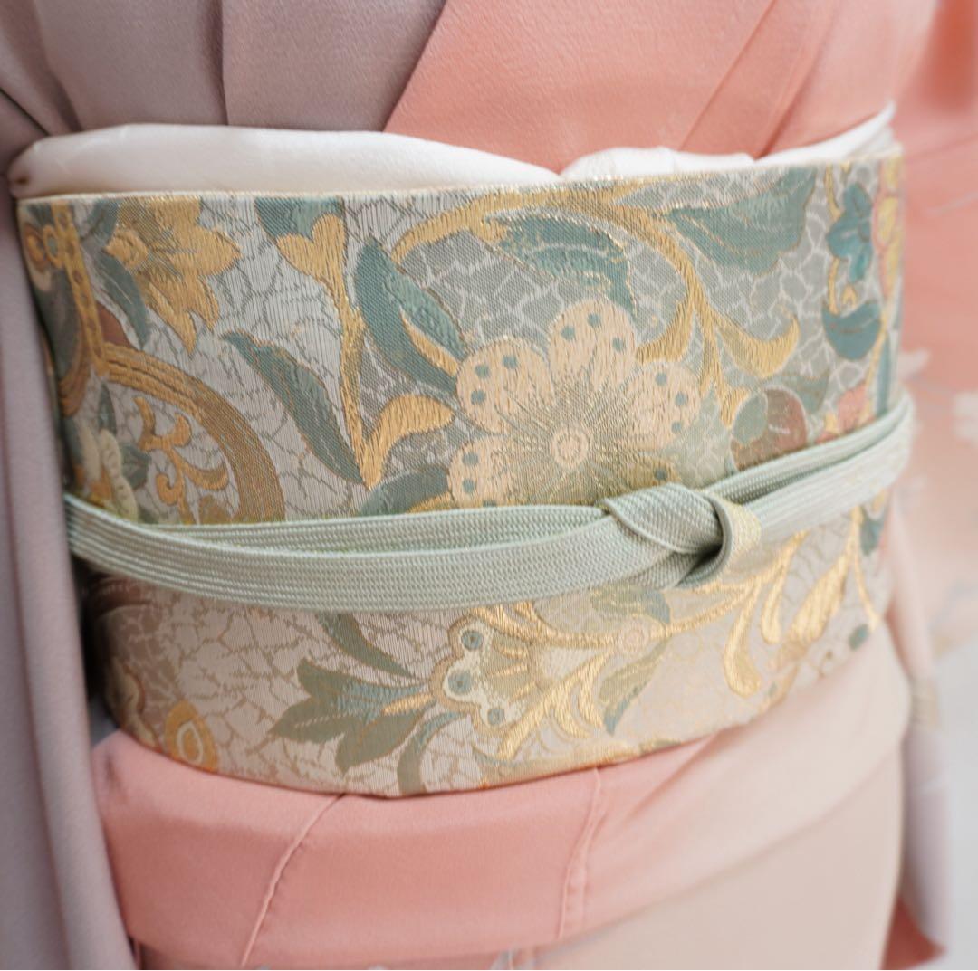 訪問着フルセット　296▪︎ 正絹　卒業式　入学式　お宮参り　七五三　披露宴