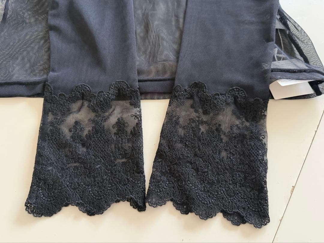 春物出品！イクコ ikuko ☆レーシーシースルーインナー☆未使用タグ付き