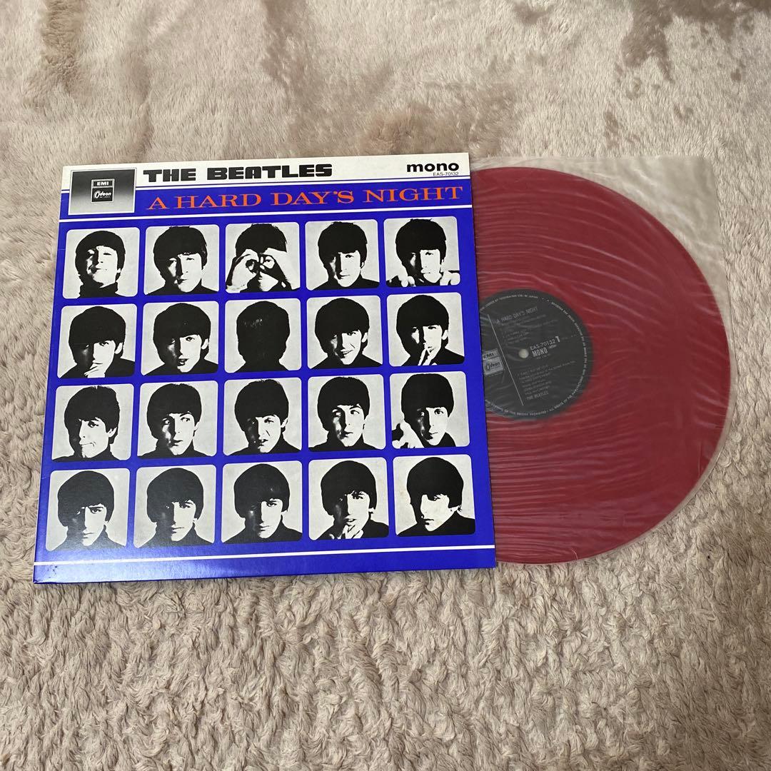 【モノラル赤盤】 The Beatles A HARD DAY'S NIGHT