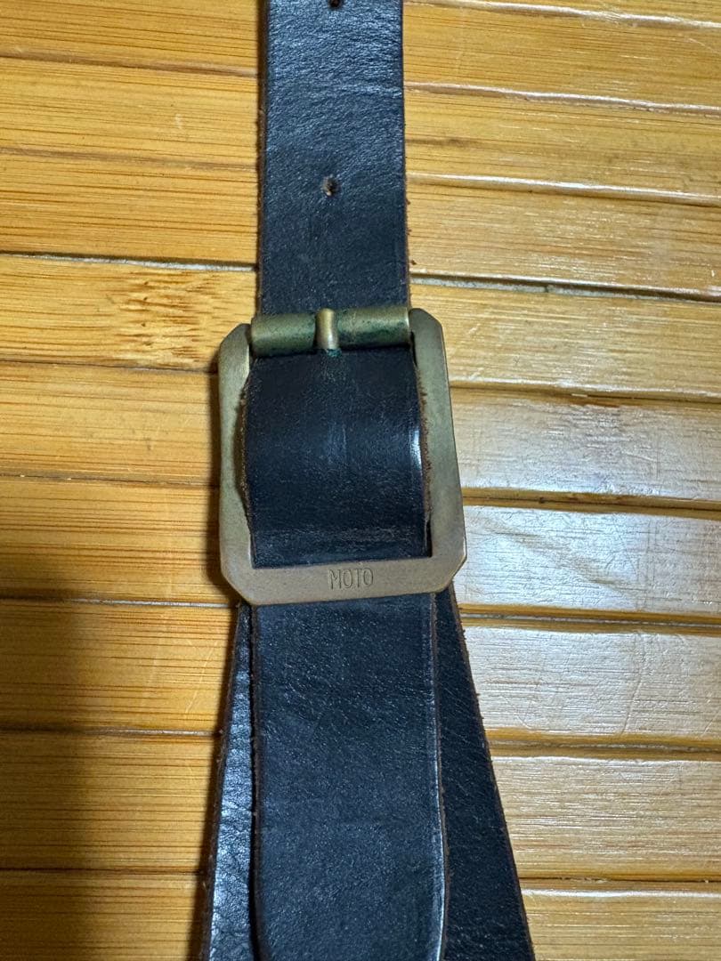 TCB× MOTOR CHROMEXCEL LEATHER SUSPENDER