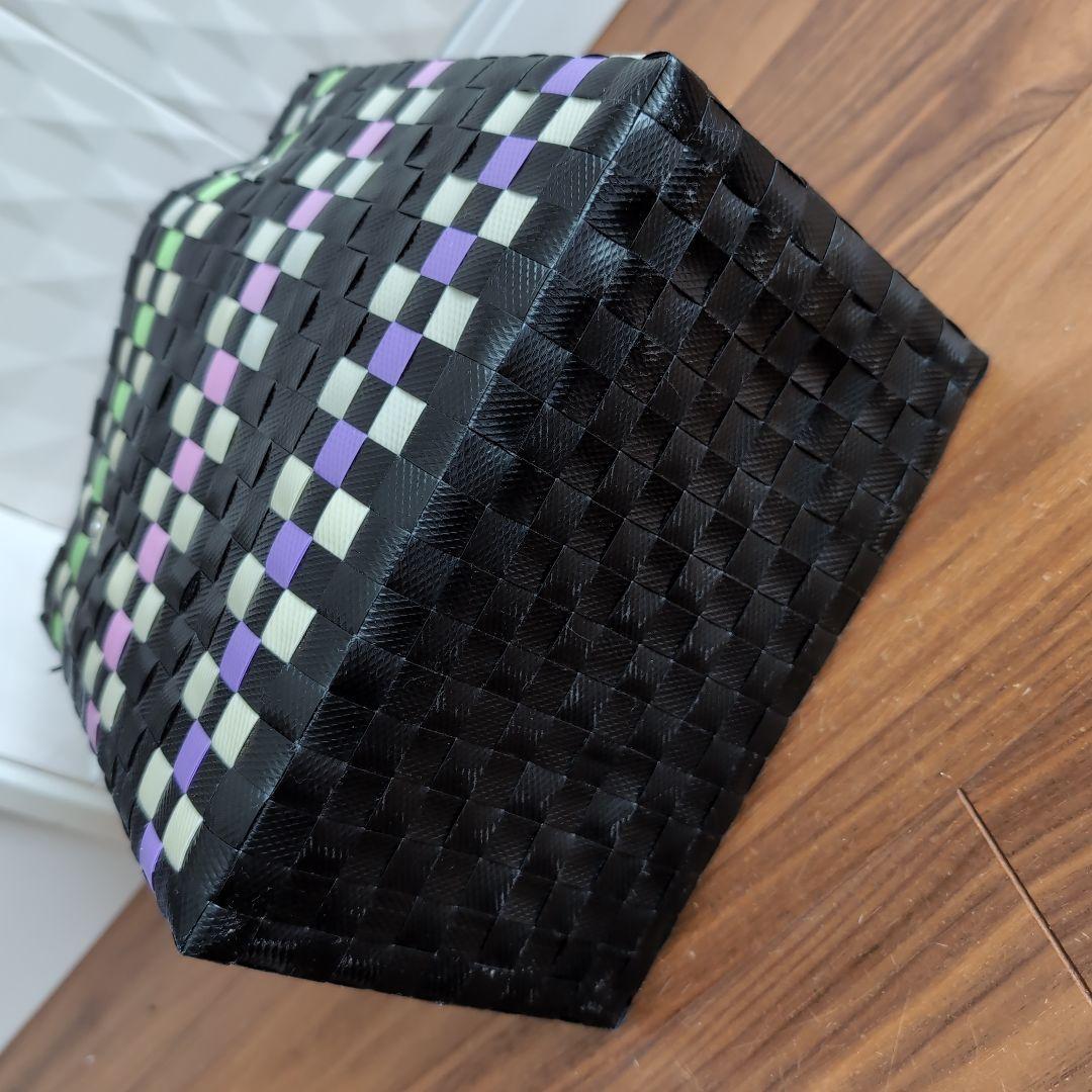 MARNI MARKET かごバッグ 中型 チェック柄