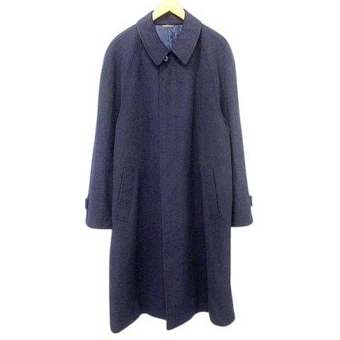 ダーバン DURBAN 国内正規 カシミヤ100％ ステンカラーコート　ネイビー
