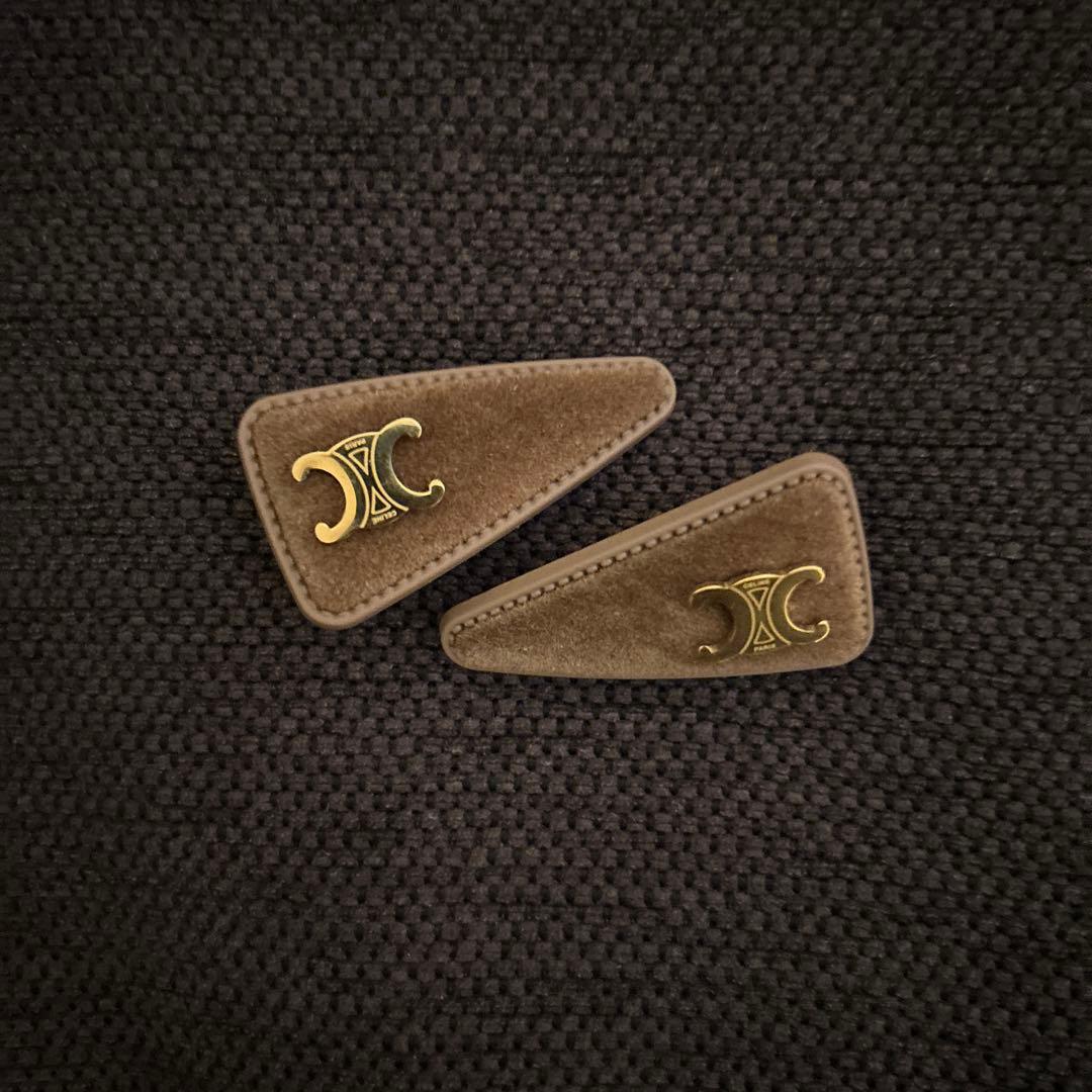 セリーヌスエード ヘアクリップ　ヘアピン♡ 大幅値下げ中