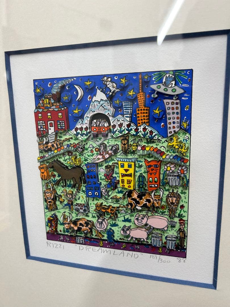 【レア物】JAMES RIZZIジェームス・リジィ189/300 絵画