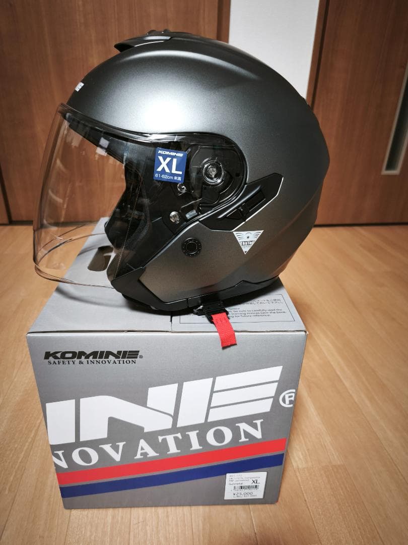 KOMINE HK-172 XL ジェットヘルメット　Gunl　おまけ