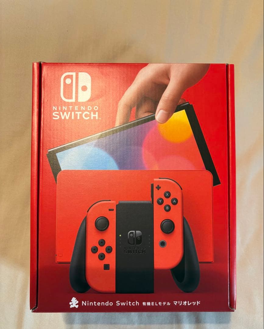 Nintendo Switch有機EL モデルマリオレッド (未開封未使用新品）