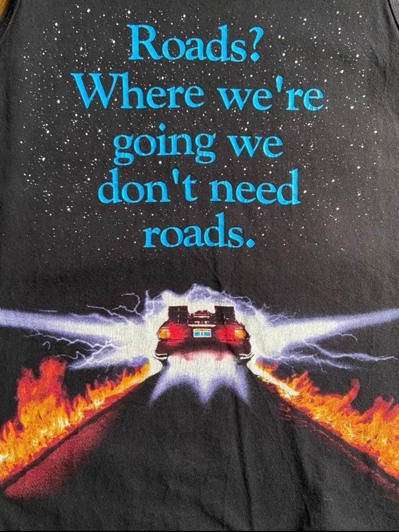 バックトゥザ・フューチャー　タンクトップ 90's コピーライトあり