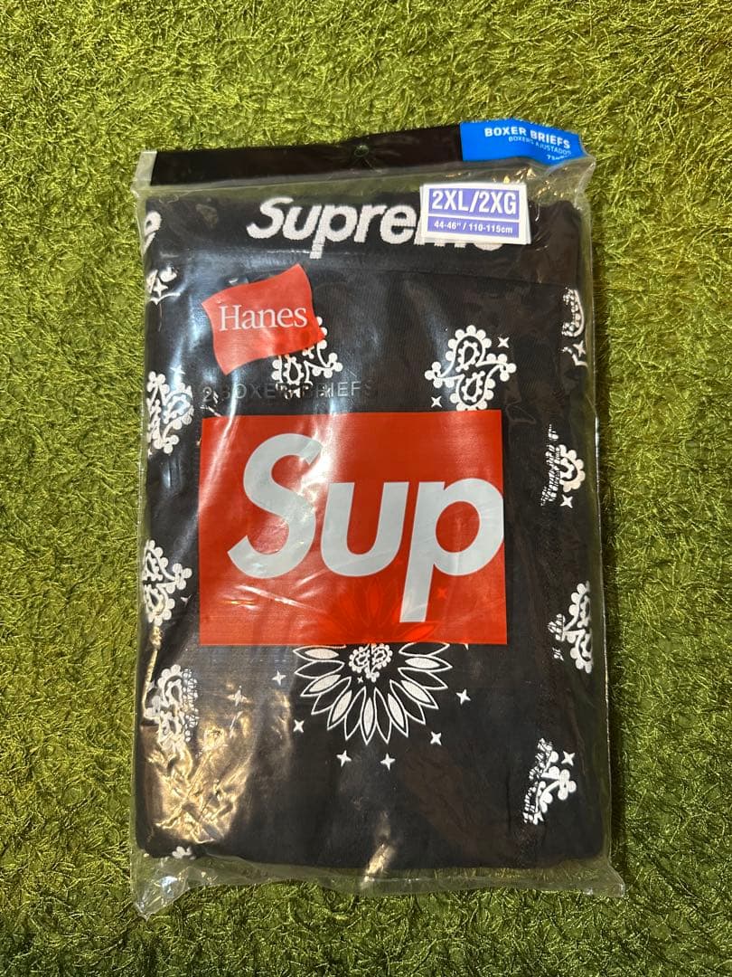 【新品未開封】Supreme Hanes Bandana Boxer Brief