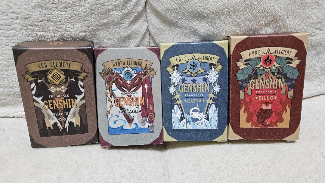原神 プリマニアックス 香水セット 鍾離 タルタリヤ ガイア ディルック