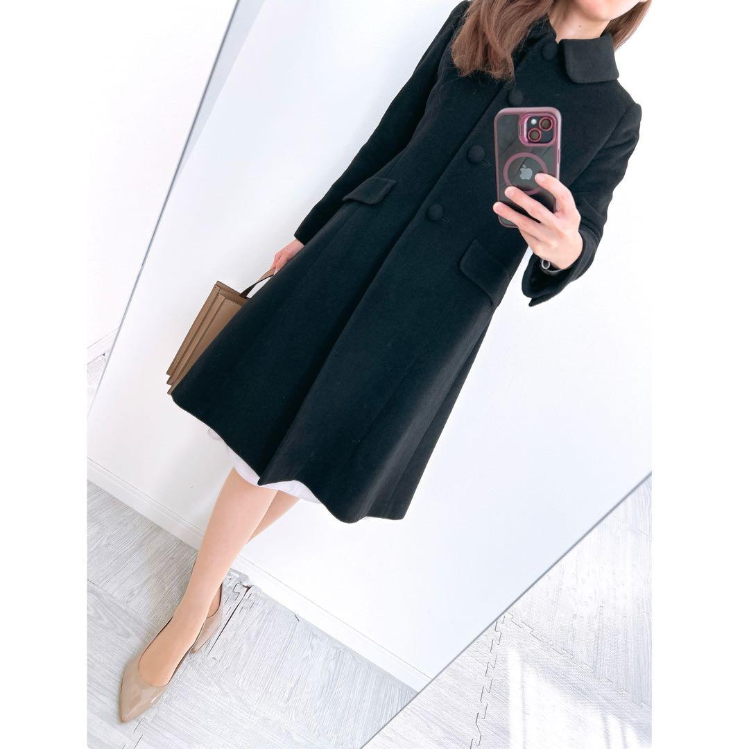 【美品✨】定価15万❤️エリザ✨サイズ2（S）クラシック アンゴラコート✨