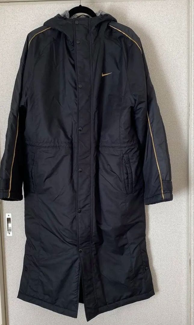Nike フード付きベンチコート ブラック