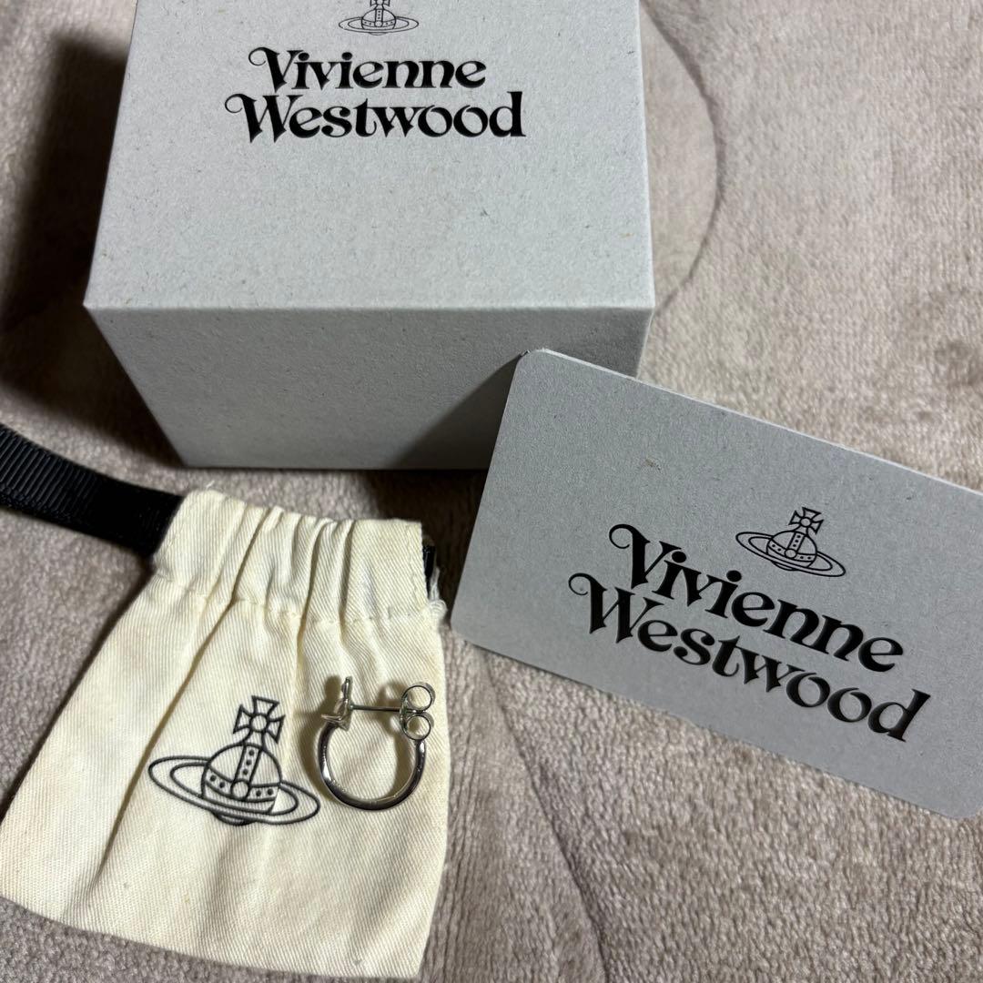 【極美品】ヴィヴィアンウエストウッド シングルフープピアス オーブ